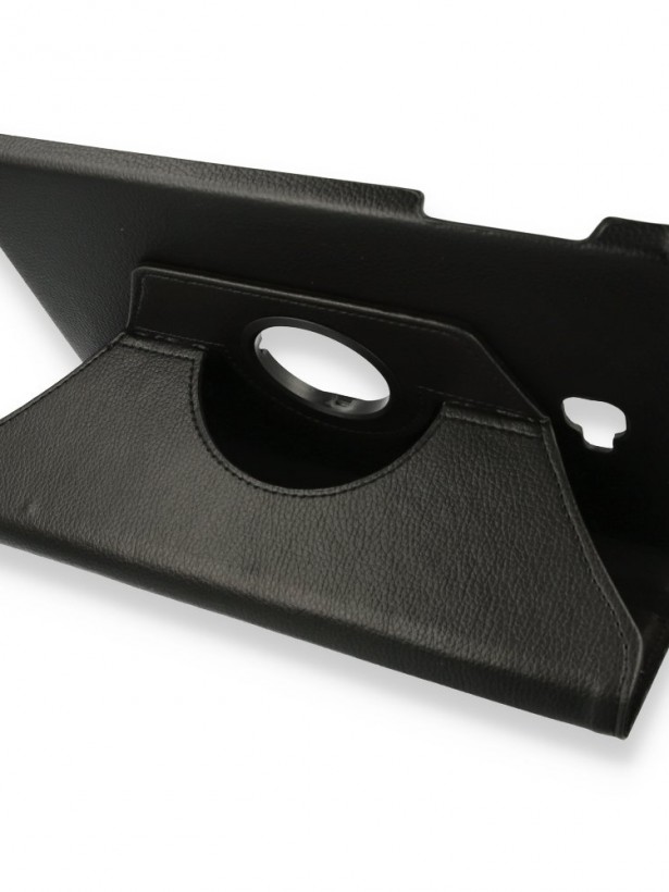 Samsung Galaxy Tab A T580 10.1" 360 Derece Döner Standlı Kılıf Siyah