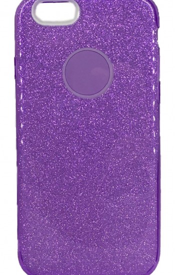 iPhone 7/8 3in1 Simli Silikon Arka Kapak Mor&hellip;