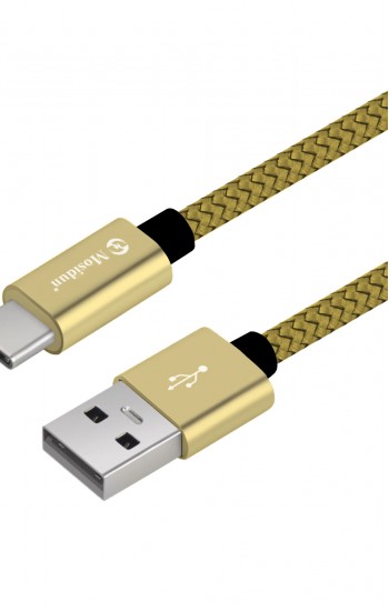 Mosidun Type-C Hızlı Şarj ve Data Kablo Dayanıklı 1mt D6 Gold&hellip;