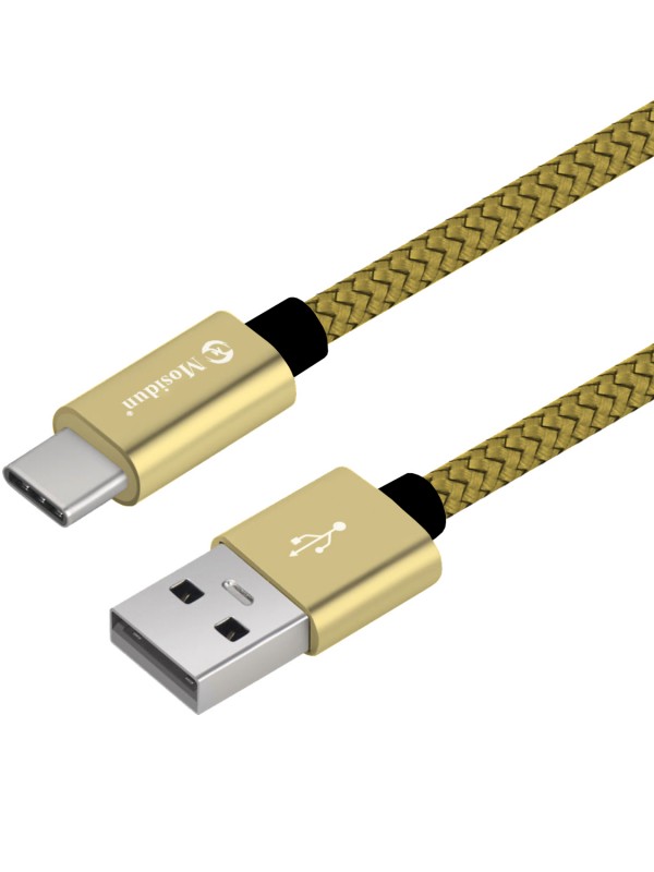 Mosidun Type-C Hızlı Şarj ve Data Kablo Dayanıklı 1mt D6 Gold