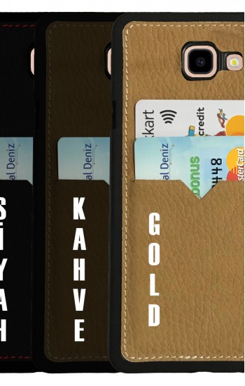 Daphne Samsung Galaxy A5 2016 (A510) Kılıf Deri Kartlıklı Arka Kapak&hellip;