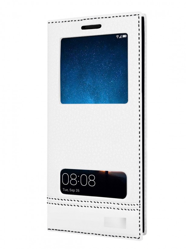 Daphne Samsung Galaxy A5 2016 (A510) Deri Gizli Mıknatıslı Pencereli Kılıf