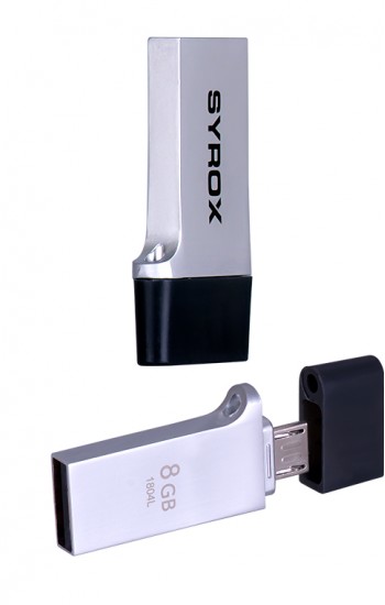 Syrox OTG8 Micro USB + USB Flash Bellek OTG 8GB&hellip;