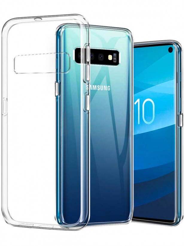 Samsung Galaxy S10 Plus (G975) Kılıf Soft Silikon Şeffaf Arka Kapak
