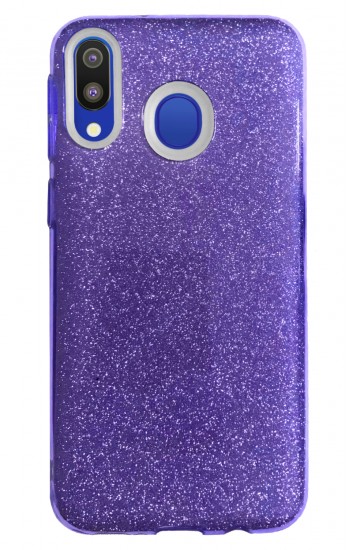 FitCase Samsung M20 (M205) 3in1 Simli Silikon Arka Kapak Mor&hellip;