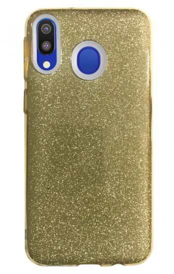 FitCase Samsung M20 (M205) 3in1 Simli Silikon Arka Kapak Gold&hellip;
