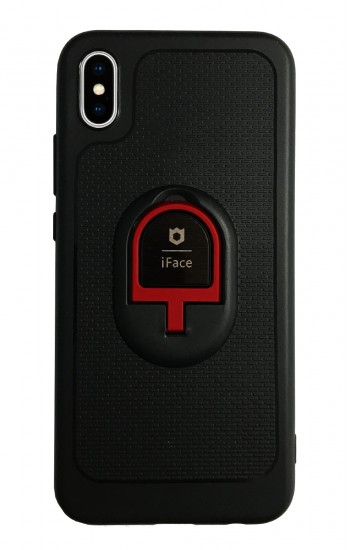 iPhone X/XS iFace Yüzük Tutuculu Arka Kapak Halka-Bordo&hellip;