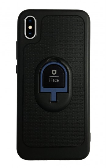 iPhone XS Max iFace Yüzük Tutuculu Arka Kapak Halka-Lacivert&hellip;