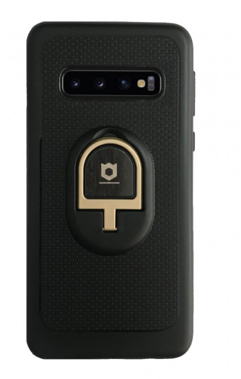 Samsung S10 (G973) iFace Yüzük Tutuculu Arka Kapak Halka-Gold&hellip;