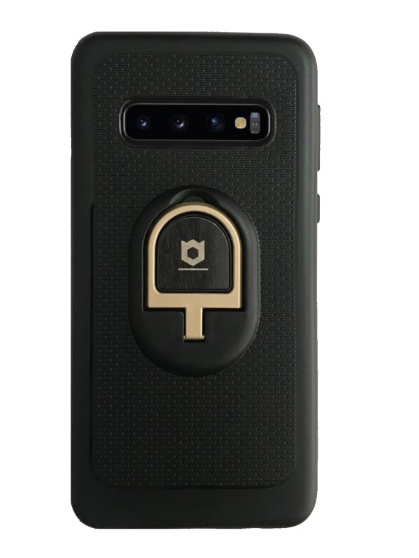 Samsung S10 (G973) iFace Yüzük Tutuculu Arka Kapak Halka-Gold&hellip;