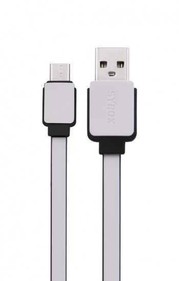 Syrox C64 Type-C USB Şarj ve Data Kablo 2.0A 1.2mt Beyaz&hellip;
