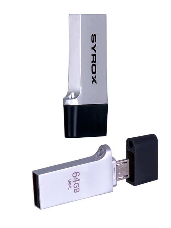 Syrox OTG64 Micro USB + USB Flash Bellek OTG 64GB&hellip;