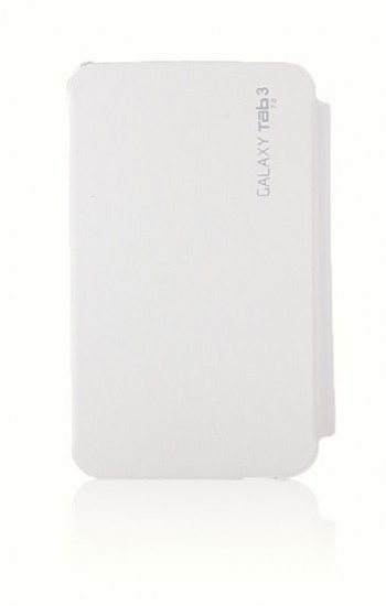 Samsung Galaxy Tab 3 T210 7" Yan Kapaklı Standlı Kılıf Beyaz&hellip;