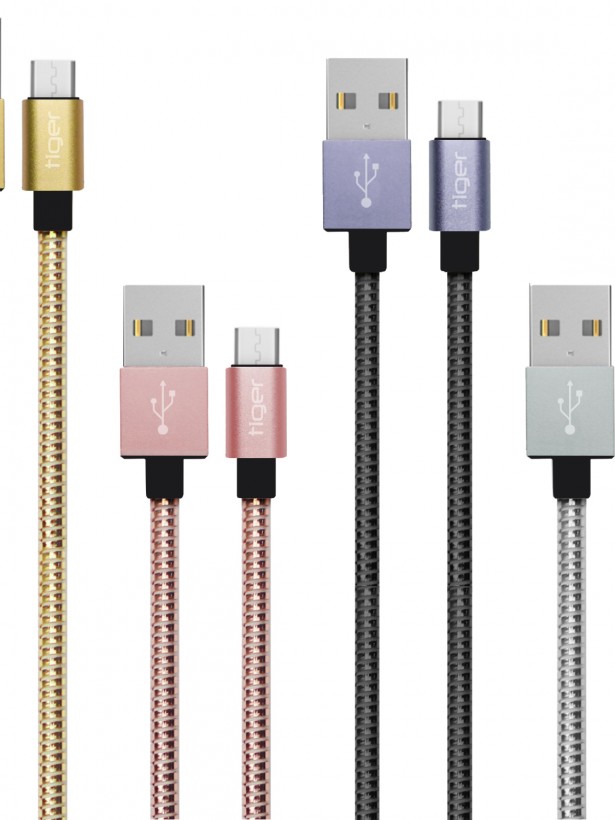 Tiger Micro USB 3.0A 1mt Metal Hızlı Şarj USB Kablo TUC-A91