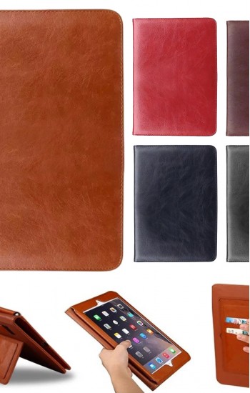 iPad 2 / iPad 3 / iPad 4 Standlı Kartlıklı Premium Tablet Kılıfı&hellip;