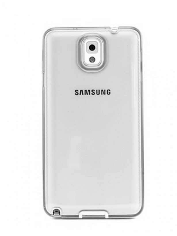 Samsung Galaxy Note 3 (N9000) Kılıf Soft Silikon Şeffaf Arka Kapak