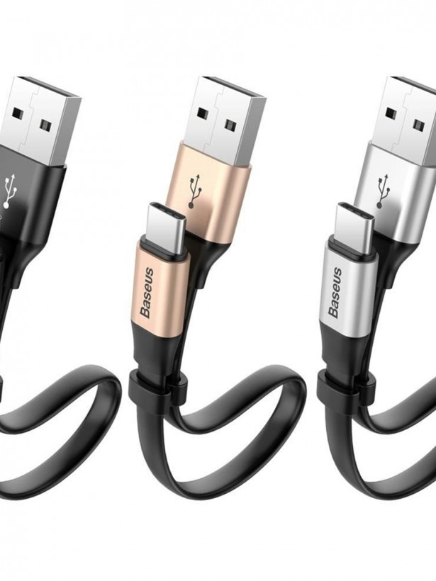 Baseus Nimble Portable Type-C Şarj ve Data Kablosu 2A 23cm CATMBJ-0