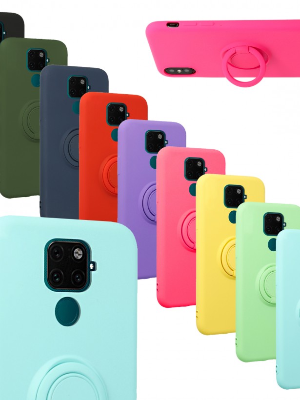 FitCase Huawei Mate 30 Lite Kılıf Viktor Ring Arka Kapak