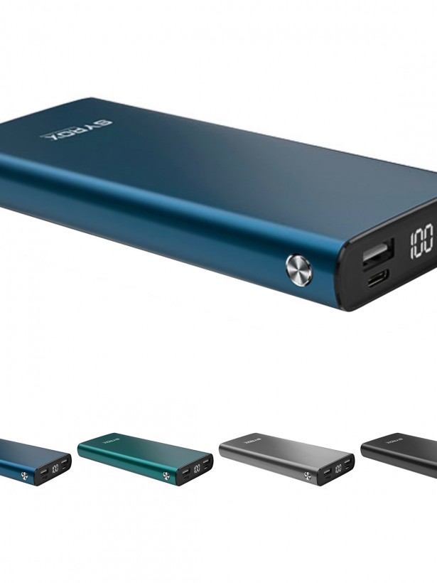 Syrox PB117 Powerbank Taşınabilir Batarya Led Göstergeli Metal 10000 mAh