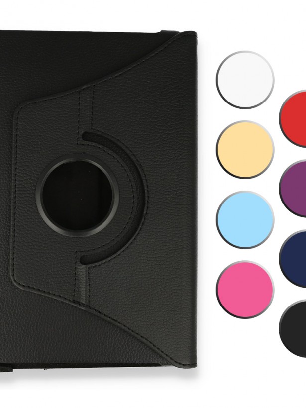 Samsung Galaxy Tab A T510/T515/T517 Kılıf 360 Derece Döner Standlı