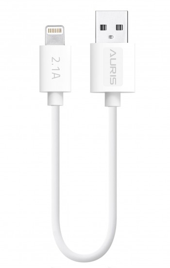 Auris Lightning USB Şarj ve Data Kablosu 2.1A 25cm&hellip;
