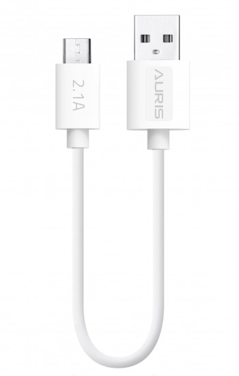 Auris Micro USB 2.1A Powerbank USB Şarj ve Data Kablo 25cm&hellip;