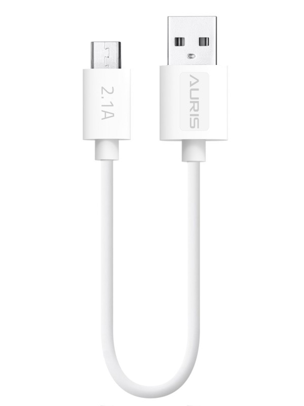 Auris Micro USB 2.1A Powerbank USB Şarj ve Data Kablo 25cm&hellip;
