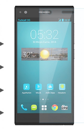 Bufalo Turkcell T50 Darbe Emici Ekran Koruyucu&hellip;