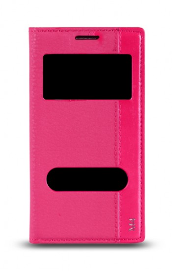 Xperia M4 Aqua Gizli Mıknatıslı Pencereli Magnum Kılıf Pembe&hellip;