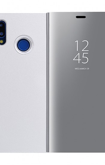 Huawei P20 Lite Clear View Flip Cover Standlı Kılıf Silver&hellip;