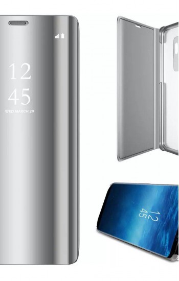 Samsung S9 (G960) Clear View Flip Cover Standlı Kılıf Silver&hellip;