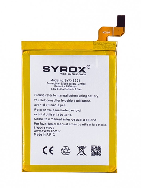 Syrox General Mobile Discovery Elite Batarya 2500 mAh B221&hellip;