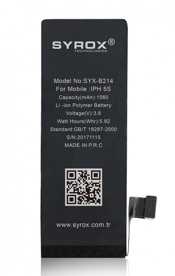 Syrox B214 iPhone 5s Batarya 1560 mAh&hellip;