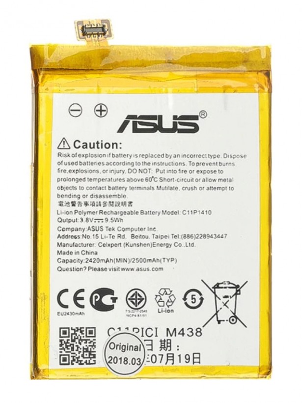 Asus Zenfone 5 Lite Batarya C11P1410 2500 mAh