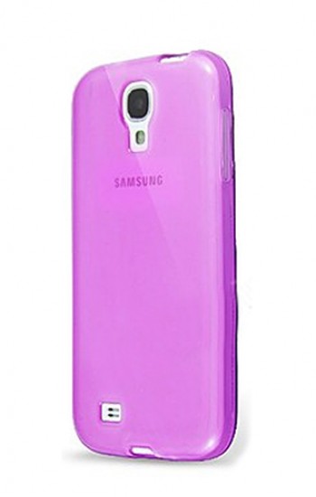 Samsung Galaxy S4 (I9500) Kılıf Soft Silikon Şeffaf-Pembe Arka Kapak&hellip;