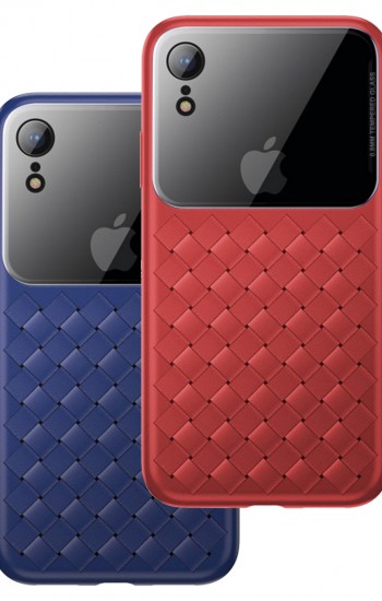 Baseus Weaving Case Series iPhone XR Hasır Desenli Kılıf WIAPIPH61-BL&hellip;
