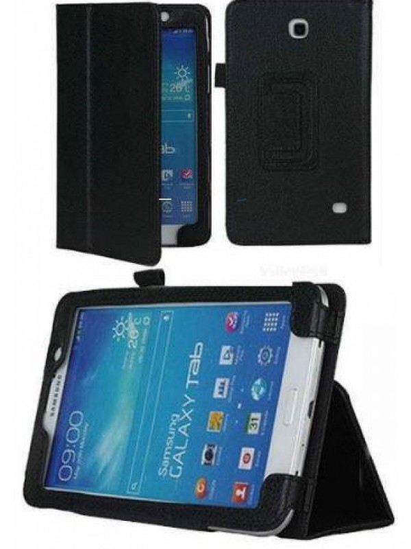 Samsung Galaxy Tab 4 T230 7" Standlı Yan Kapaklı Kılıf S&hellip;