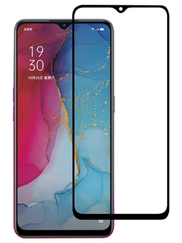 Bufalo Oppo Reno3 NANO 10D Cam Ekran Koruyucu Siyah