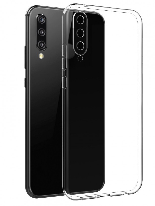 Huawei P Smart PRO Kılıf FitCase Toz Koruma Tıpalı Şeffaf Arka Kapak
