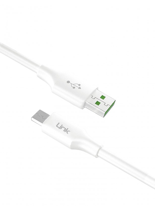 LinkTech K600 Premium Micro USB Data/Şarj Kablosu 2.4A 1mt