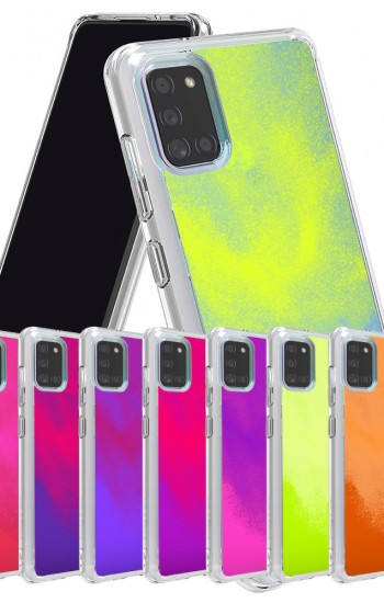 Samsung Galaxy A31 (A315) Kılıf Neon Likit Silikon Arka Kapak&hellip;