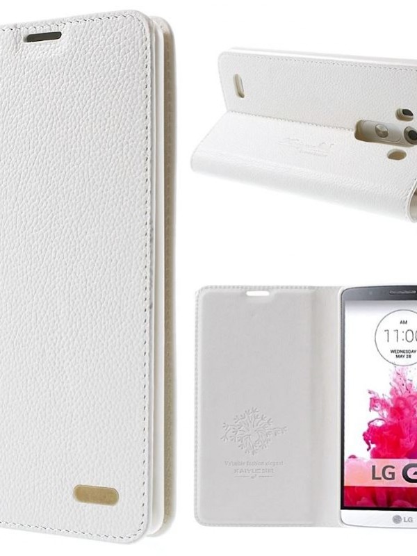 LG G3 D855 KAIYUE Cüzdanlı Standlı Deri Kılıf Beyaz&hellip;