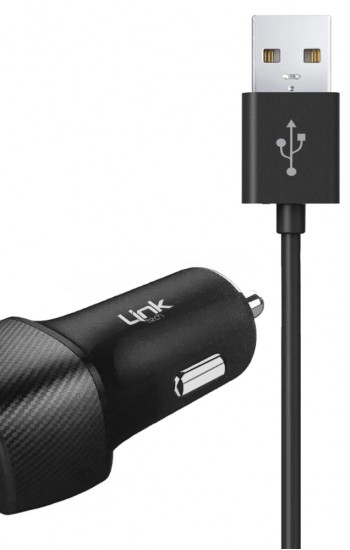 LinkTech C492 Araç Şarj Aleti ve Lightning USB Kablo Set 2.4A 2x USB&hellip;