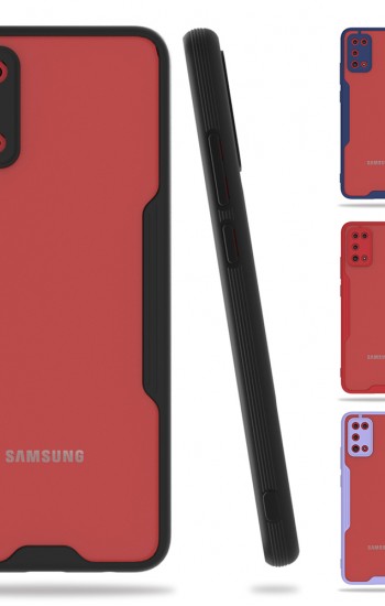 Samsung Galaxy A02s (A025) Kılıf Platin Matte Silikon Arka Kapak&hellip;