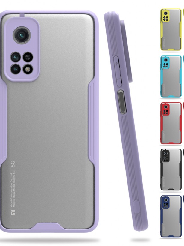 Xiaomi Mi 10T Pro Kılıf Platin Matte Silikon Arka Kapak