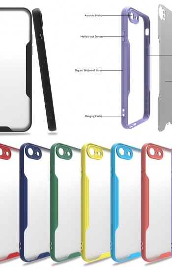 iPhone 7 / 8 Kılıf Platin Matte Silikon Arka Kapak&hellip;