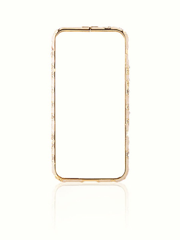 iPhone 5-5s Taşlı Metal Bumper Çerçeve Kılıf&hellip;