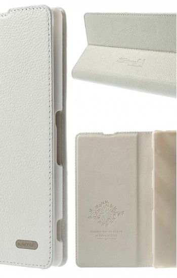 Sony Xperia Z3 KAIYUE Cüzdanlı Standlı Deri Kılıf Beyaz&hellip;