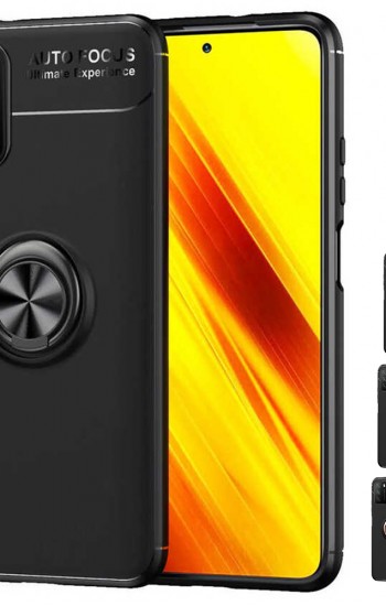 FitCase Xiaomi Poco M3 Kılıf Auto Focus Ring Arka Kapak&hellip;