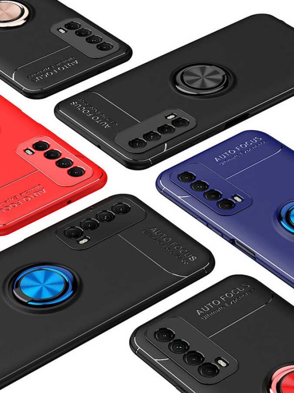 FitCase Huawei P Smart 2021 Kılıf Auto Focus Ring Arka Kapak&hellip;